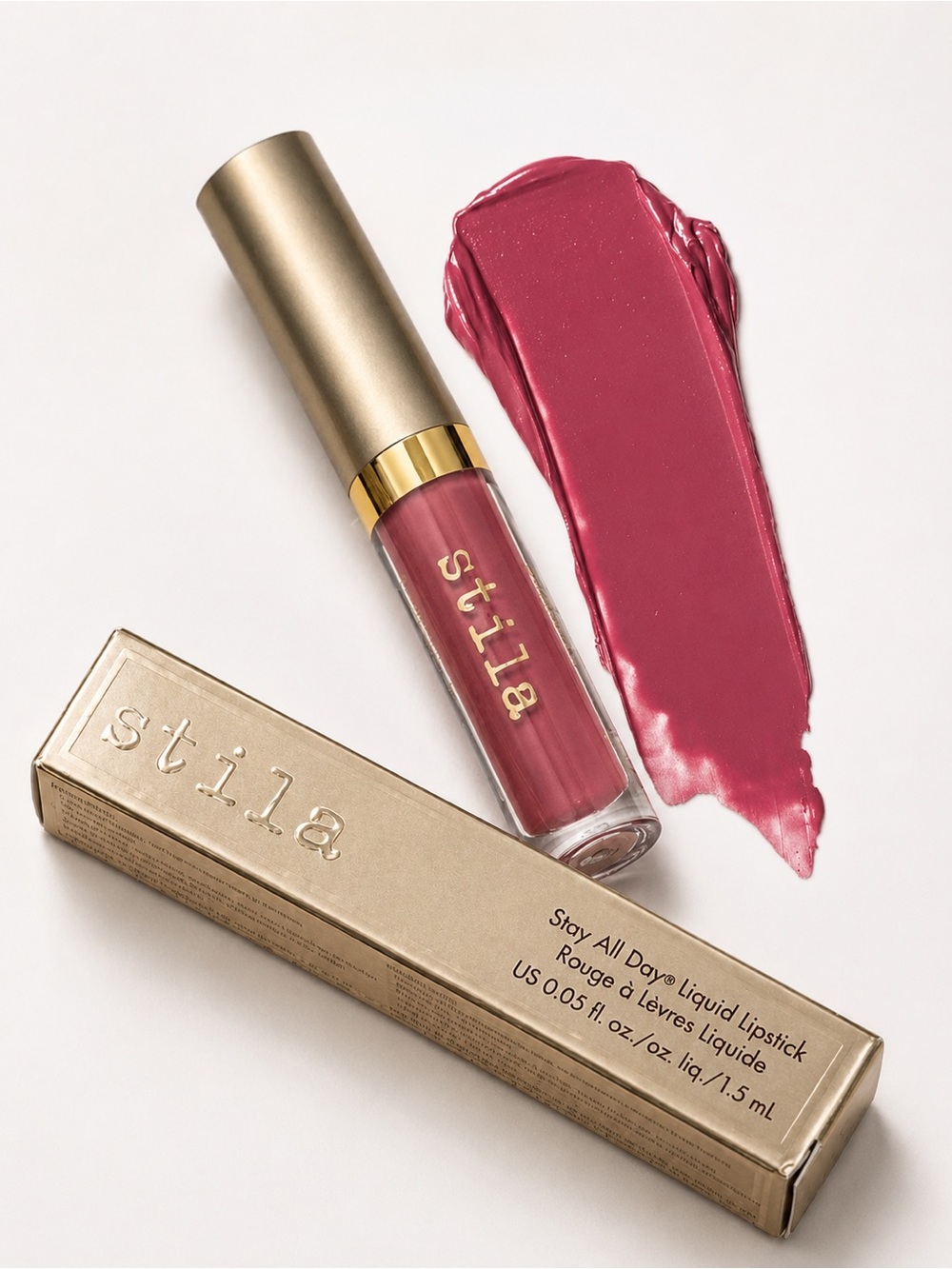 Stila Stay All Day Liquid Lipstick Patina Mini NIB Dusty Rose